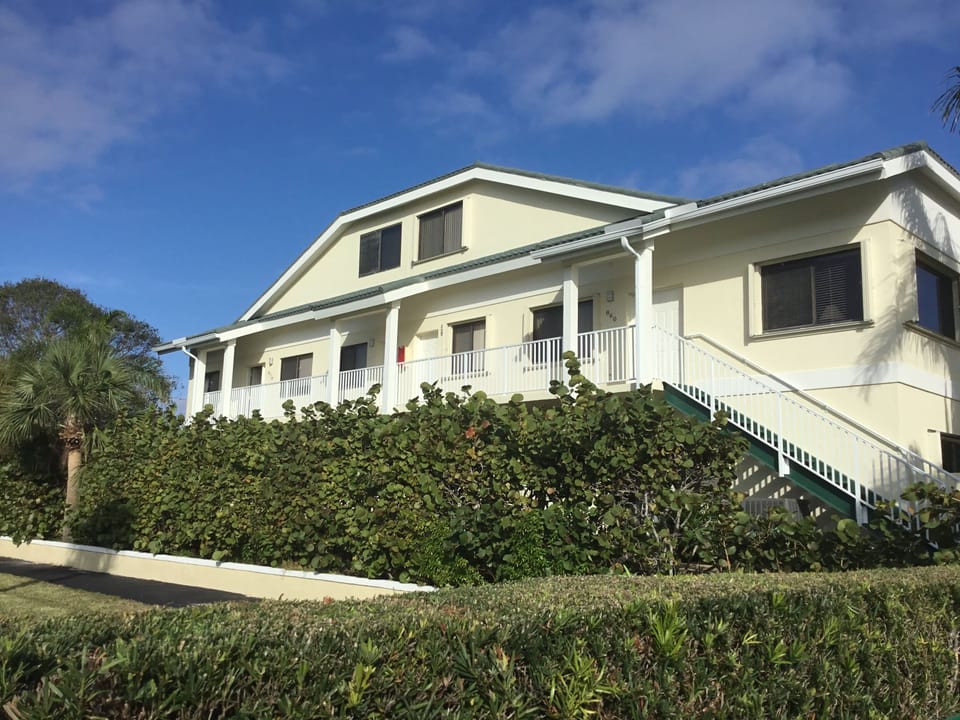 Side view of the condos