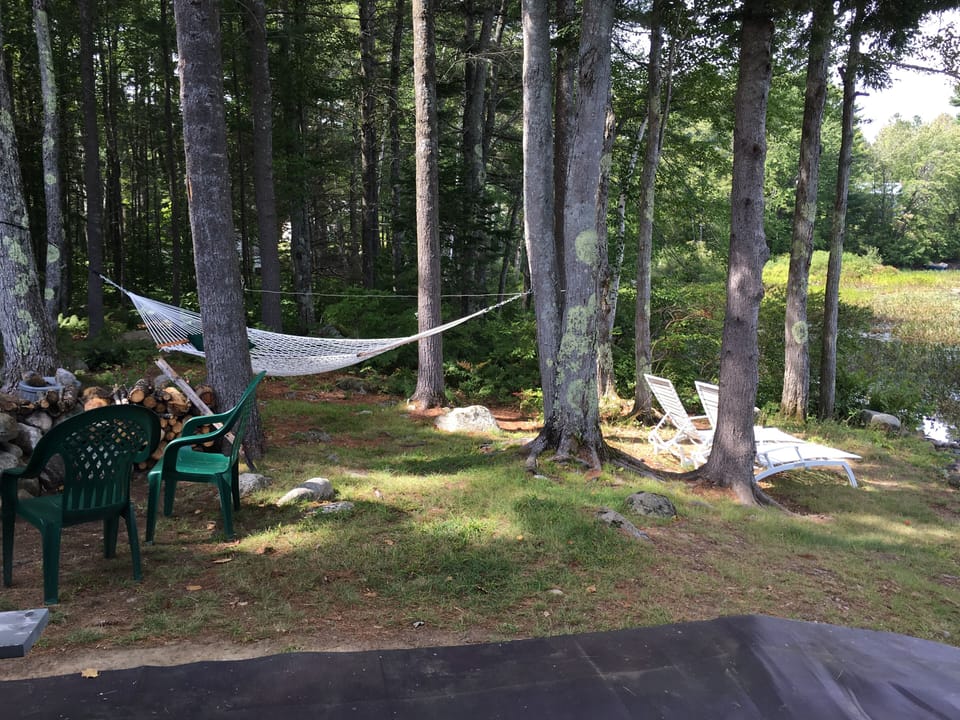 Relax in the hammock 
