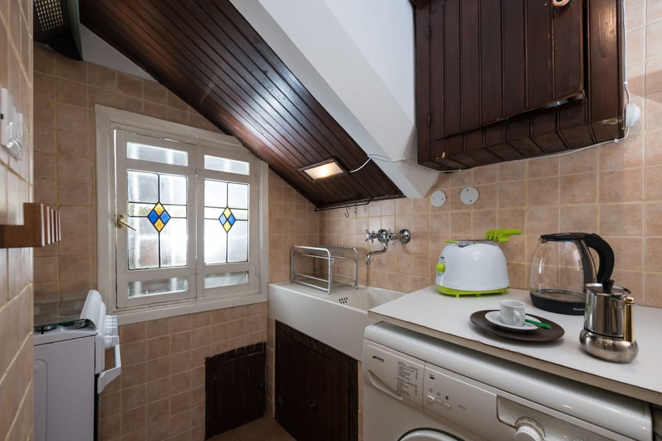 Apartment, 1 Bedroom | Private kitchen | Fridge, microwave, oven, stovetop
