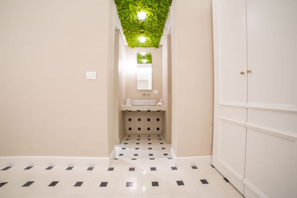 Junior Suite, 1 King Bed, Private Bathroom, Courtyard View | Bathroom amenities | Shower, rainfall showerhead, free toiletries, hair dryer