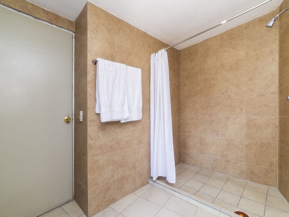 Habitacion # 1  Salvatierra | Bathroom | Shower, free toiletries, towels, soap