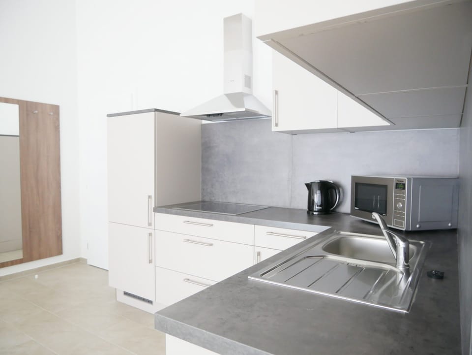 Family Apartment, 1 Bedroom, Non Smoking, Balcony | Private kitchenette | Fridge