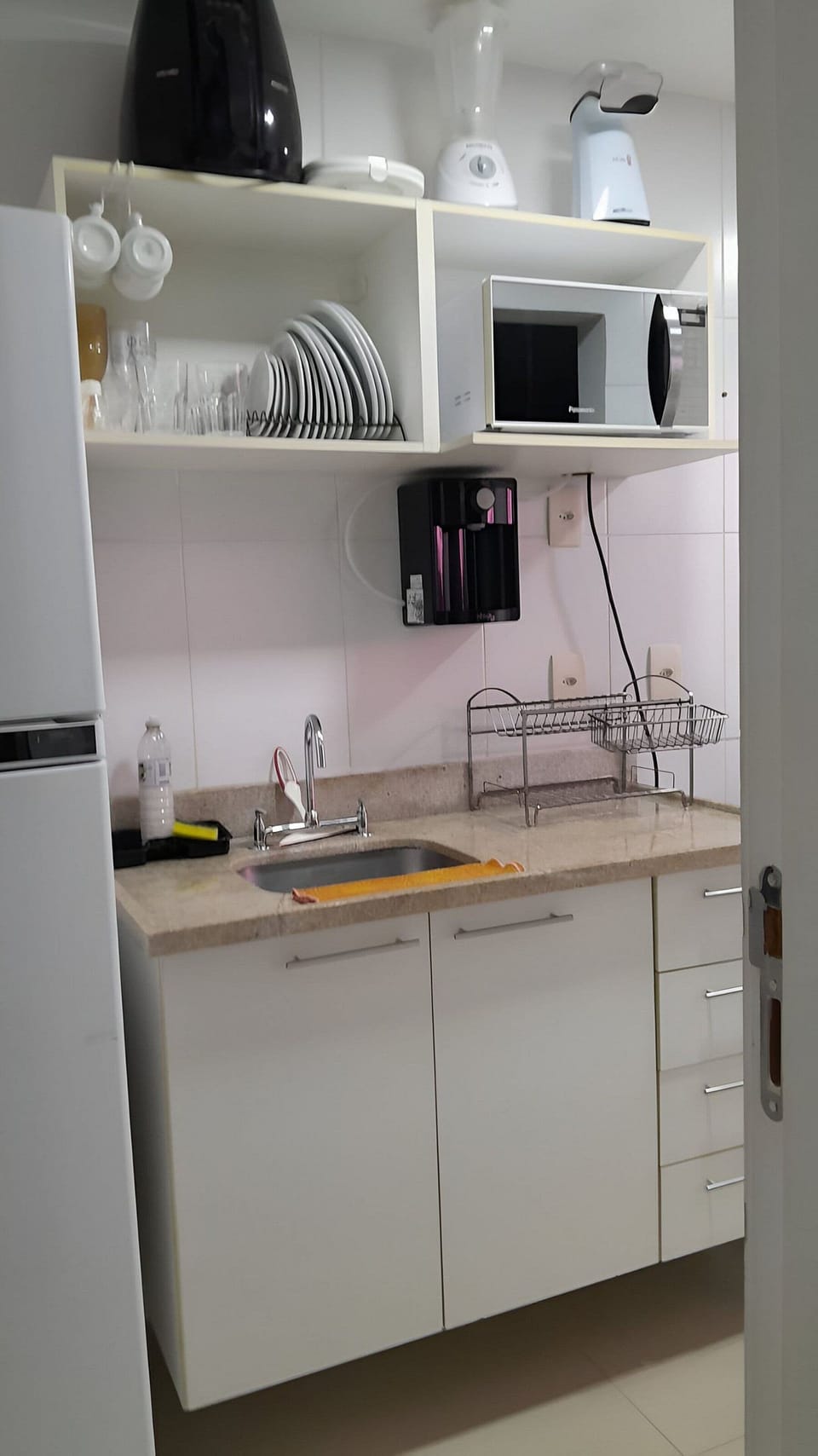 Apartment | Private kitchen | Fridge, microwave, stovetop, coffee/tea maker