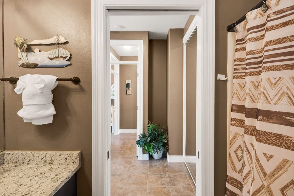 Bathroom in the master bedroom