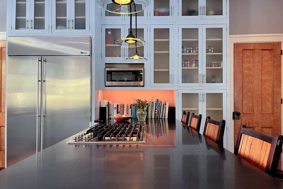 Stainless Steel and Granite Gourmet Kitchen