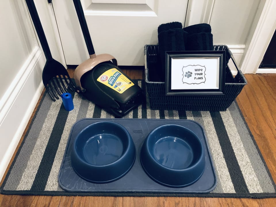Pet amenities provided for your furry friend!