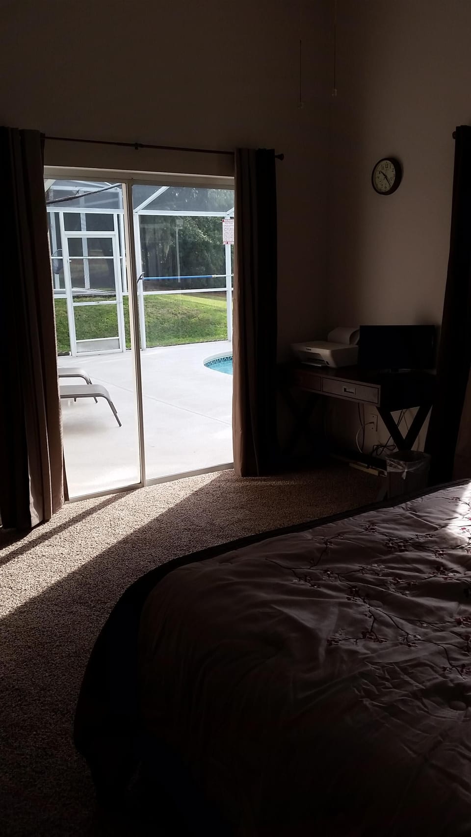 View from master bedroom