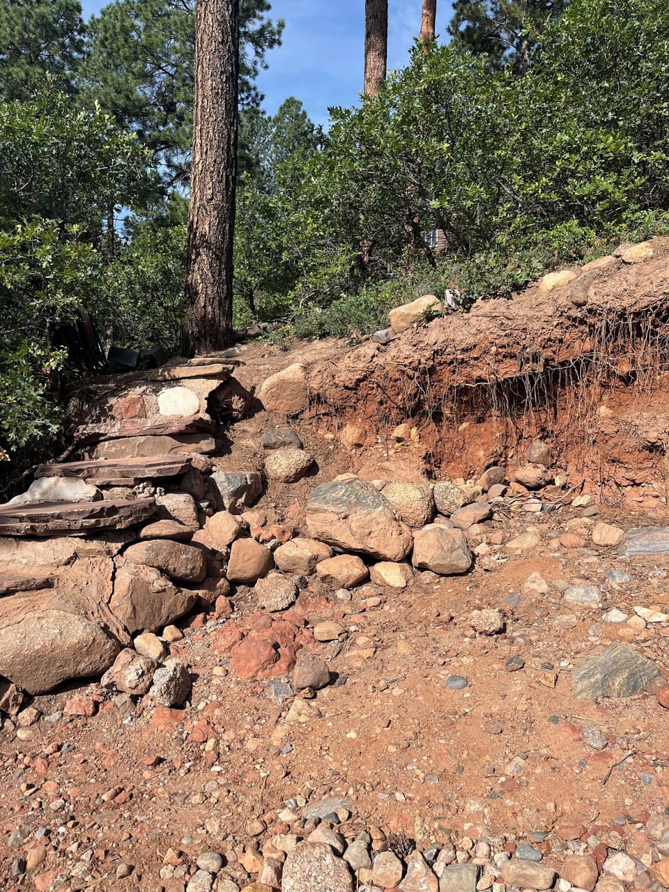 We are surrounded by natural beauty & the trail 2the lake is just that- natural.