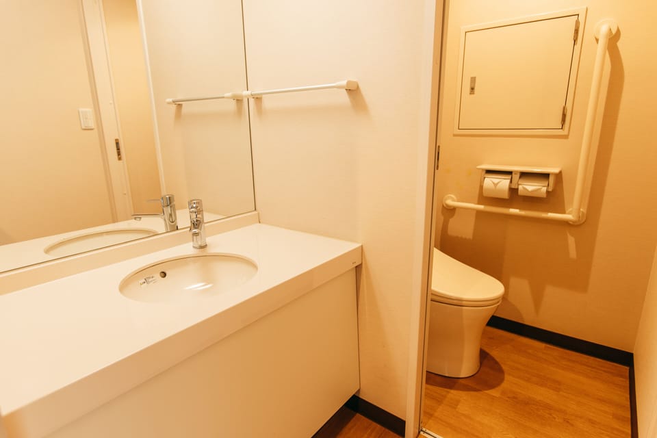 Free toiletries, hair dryer, slippers, bidet