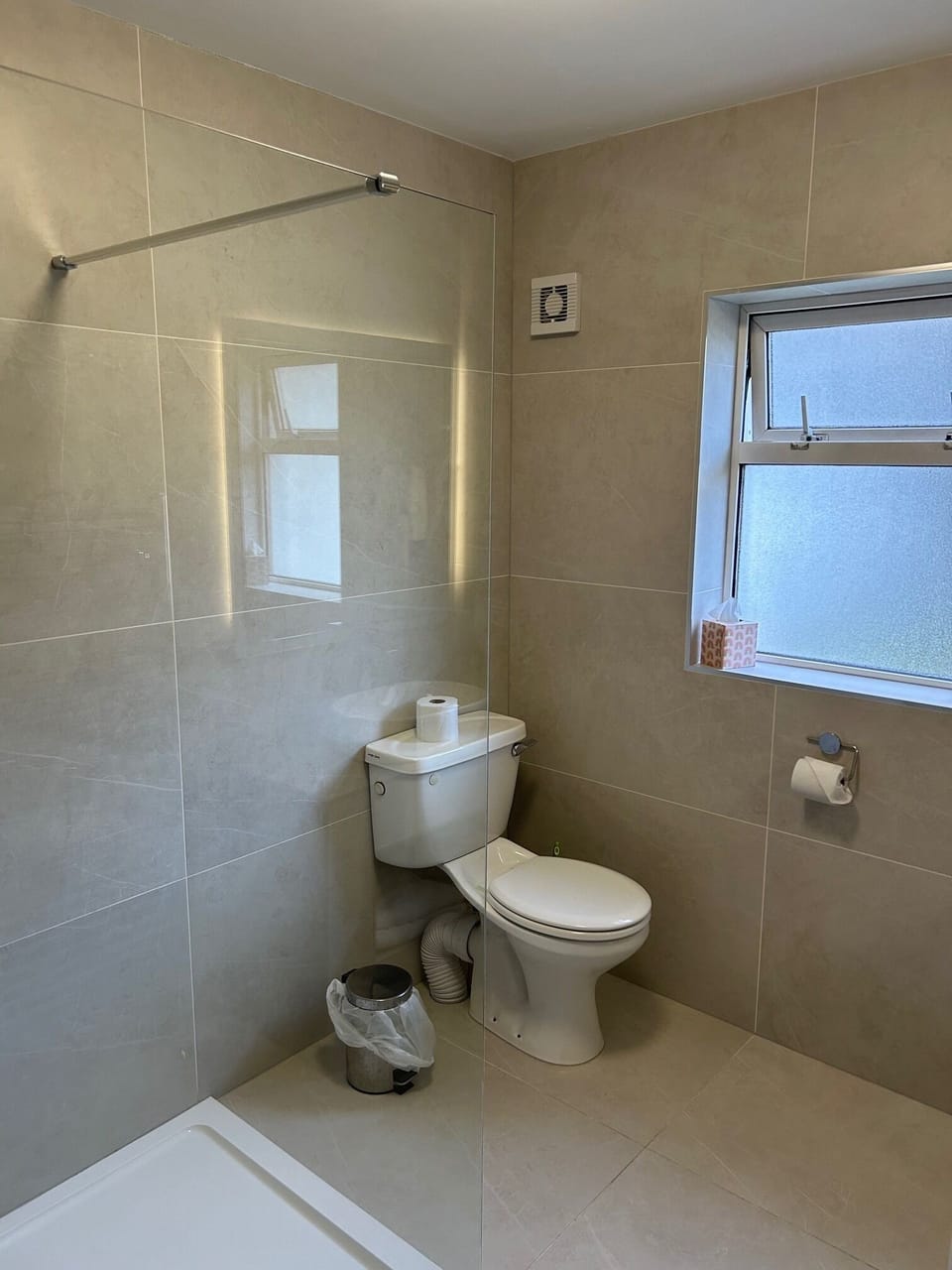Free toiletries, hair dryer, bidet, towels
