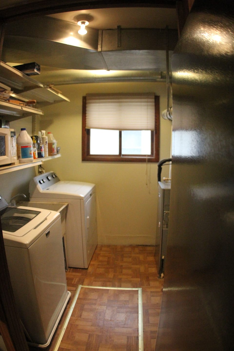 Laundry room with Maytag washer and dryer
