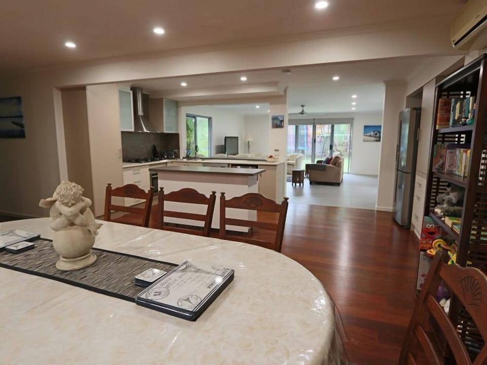 View of large open plan living areas 