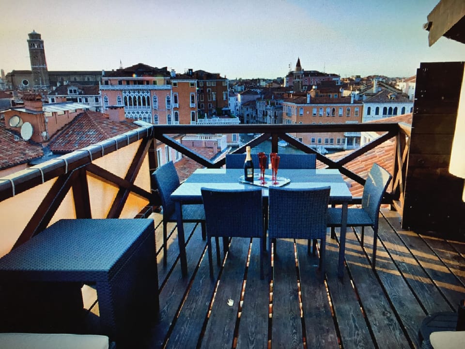 View from the terrace on the Grand Canal