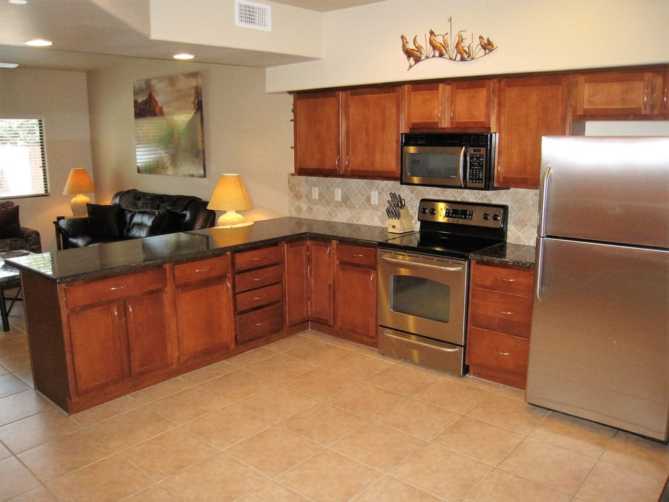 Kitchen with Granite Counter Tops