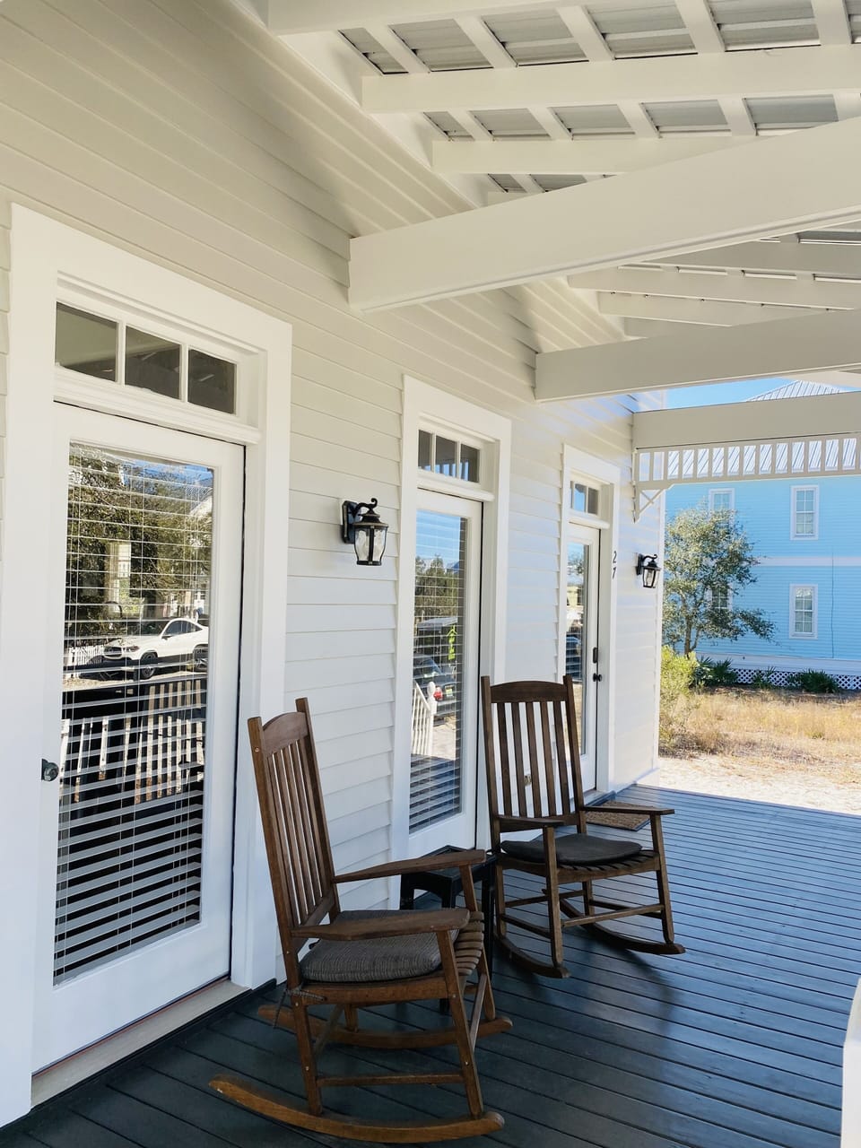 No front porch is complete without rockers! Great for watching the sunset!