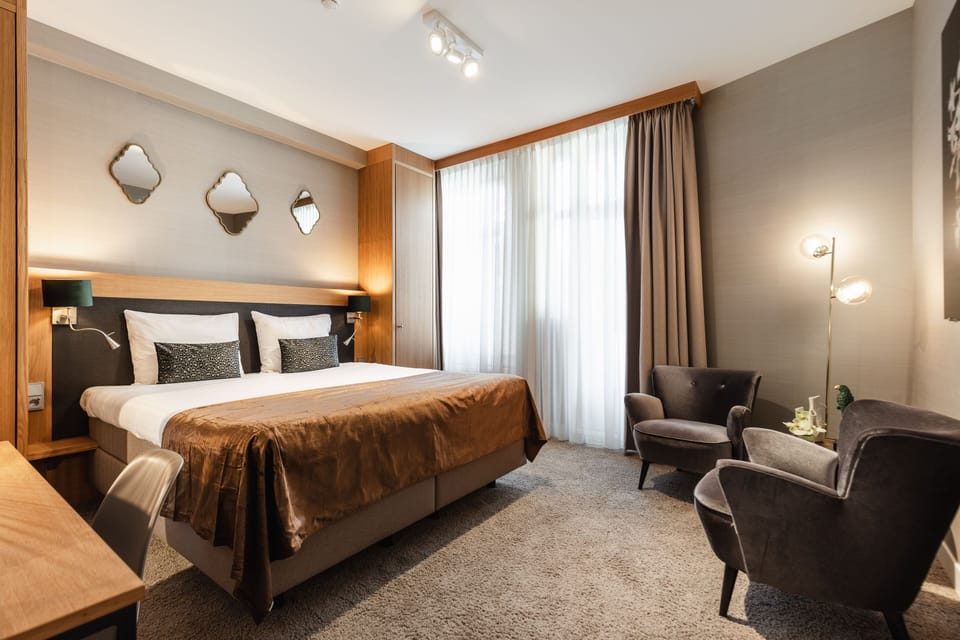 Superior Double Room | Premium bedding, minibar, in-room safe, desk