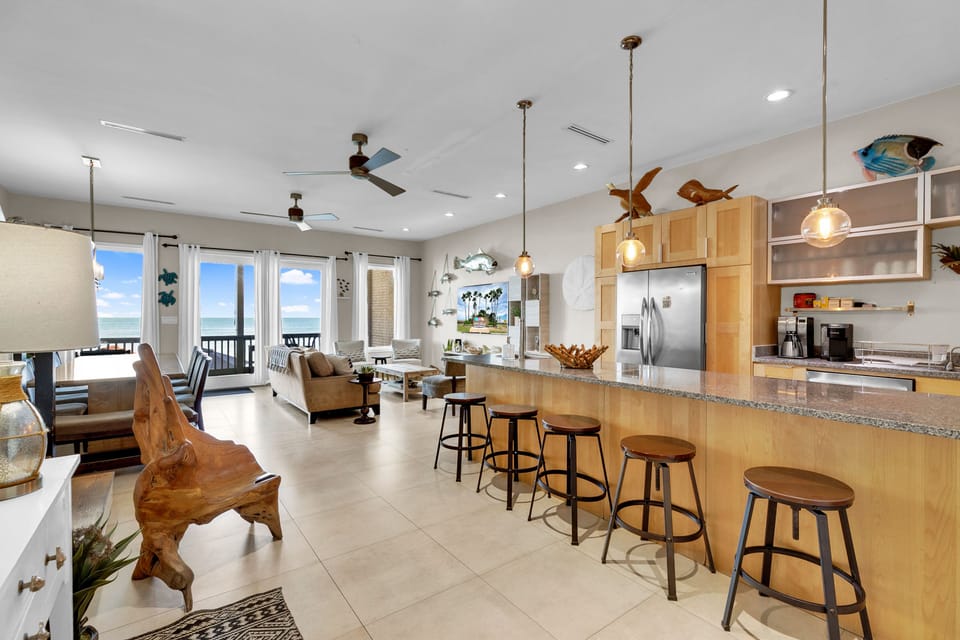 Kitchen and Living Area