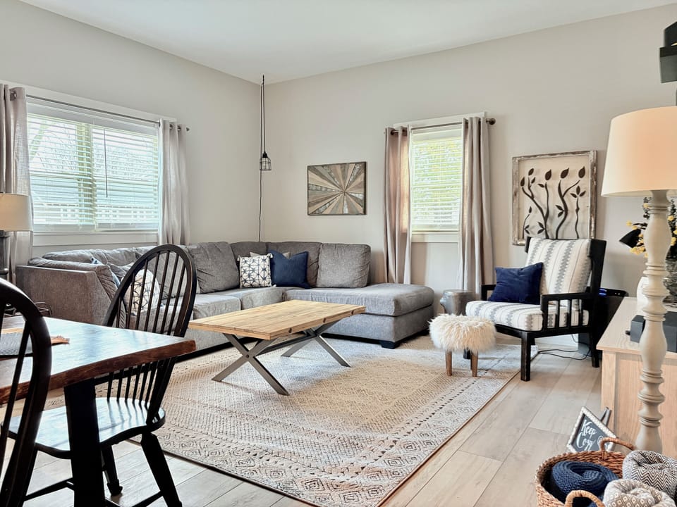 open floor plan.. this is the living area