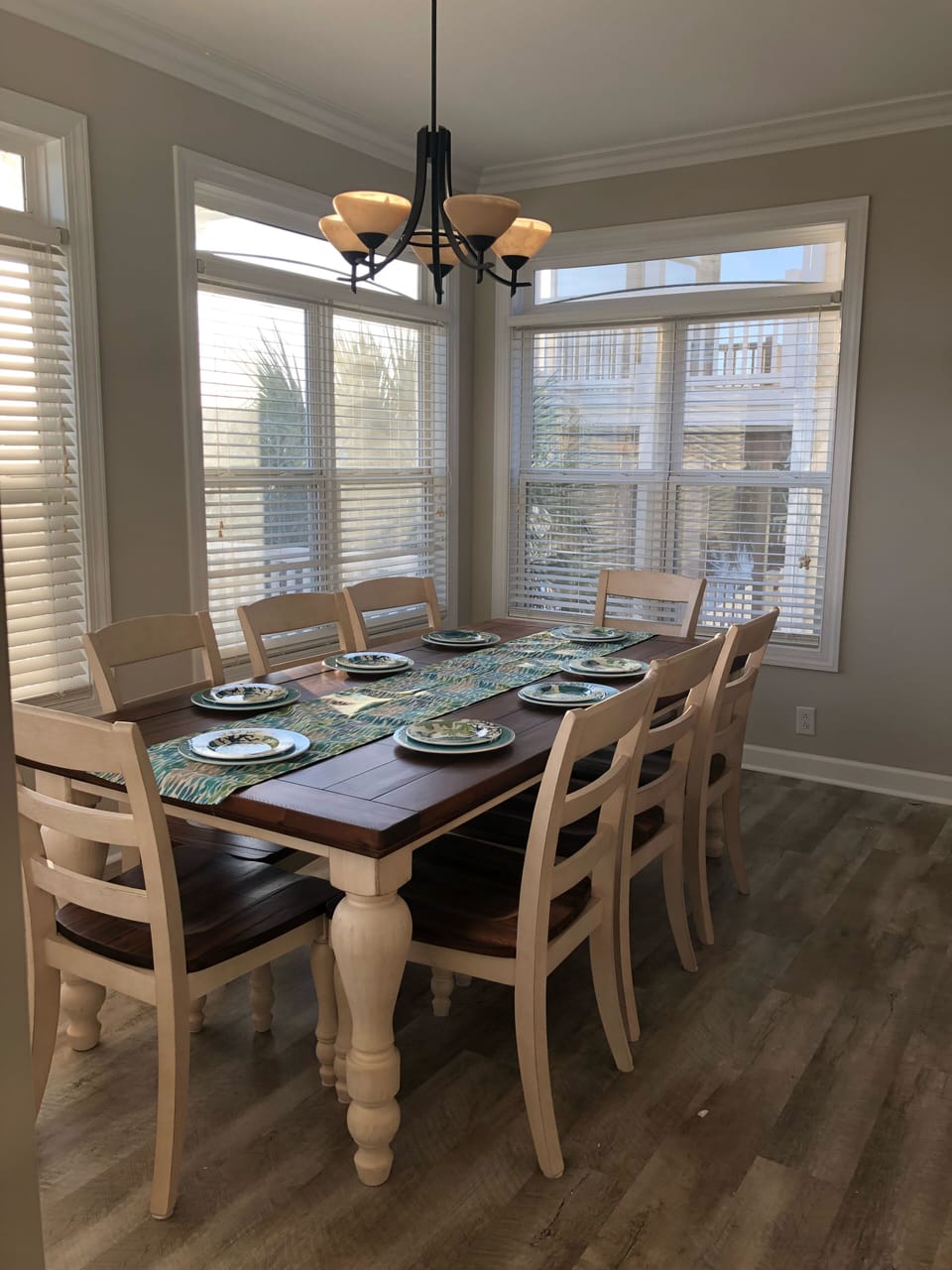 Dining table.