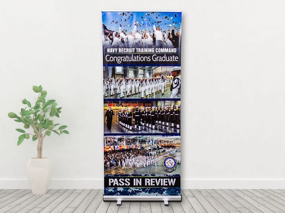 Great Lakes Graduation Banner. Welcome Home Your Sailor!