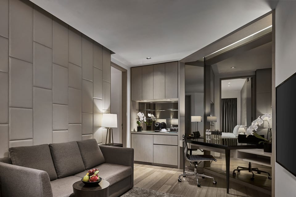 Club Suite, 2 Bedrooms | Living room | 46-inch LCD TV with satellite channels, TV