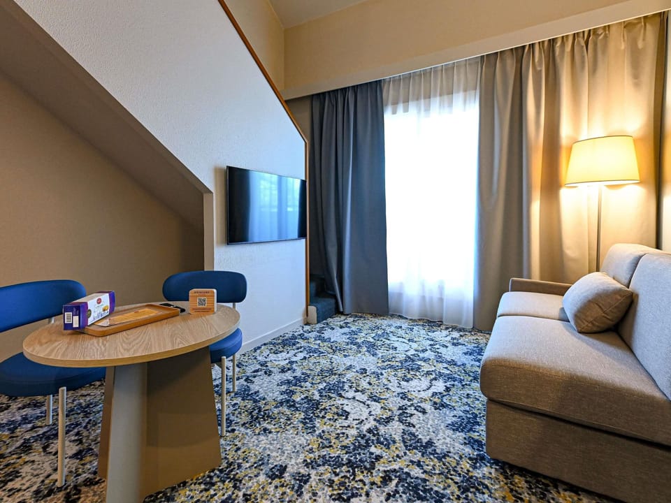 Privilege, Duplex, 1 Double Bed with Sofa bed, Balcony | Premium bedding, in-room safe, desk, blackout drapes