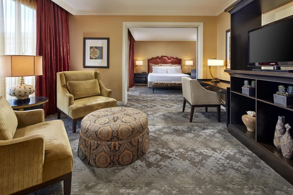 Premium bedding, pillowtop beds, in-room safe, desk