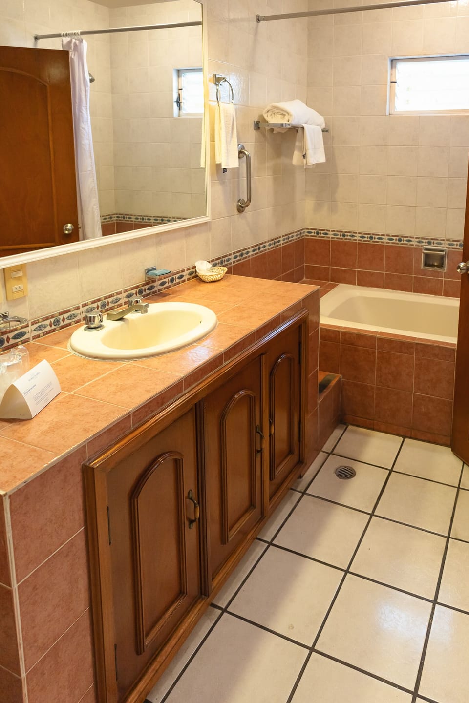 Executive Room, 2 Queen Beds | Bathroom | Shower, free toiletries, hair dryer (on request), towels