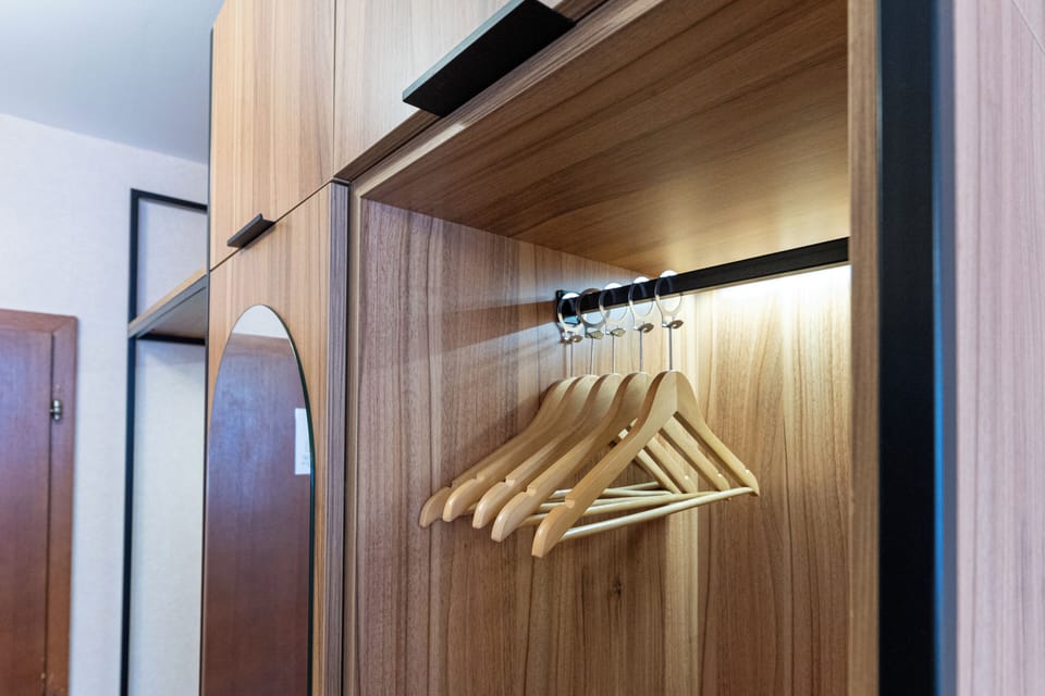 In-room safe, desk, soundproofing, iron/ironing board (on request)