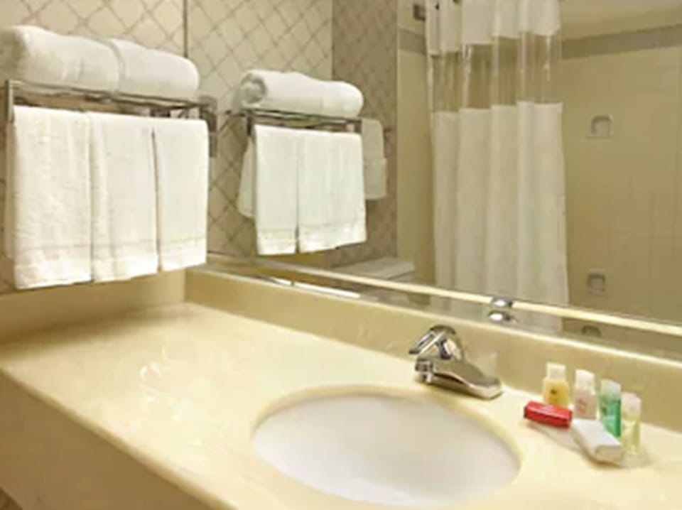 Free toiletries, hair dryer, towels
