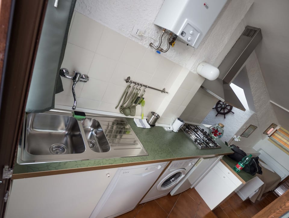 Studio, 1 Bedroom, Terrace | Private kitchenette | Fridge, microwave, stovetop, dishwasher