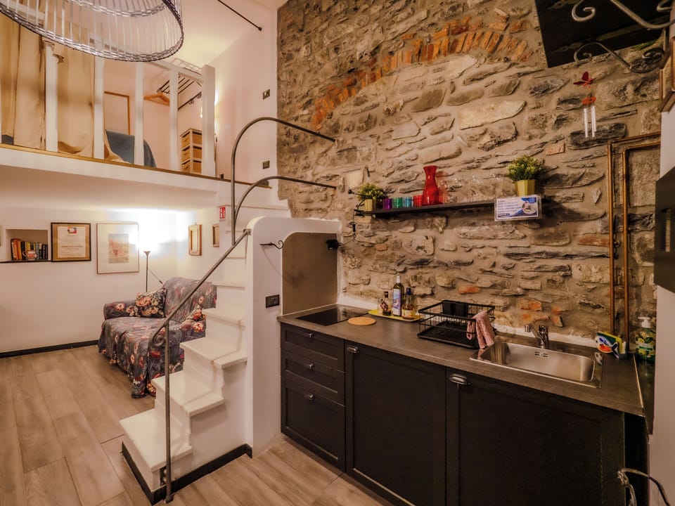 Apartment, 1 Bedroom, Kitchen | Private kitchen | Fridge, microwave, stovetop, coffee/tea maker