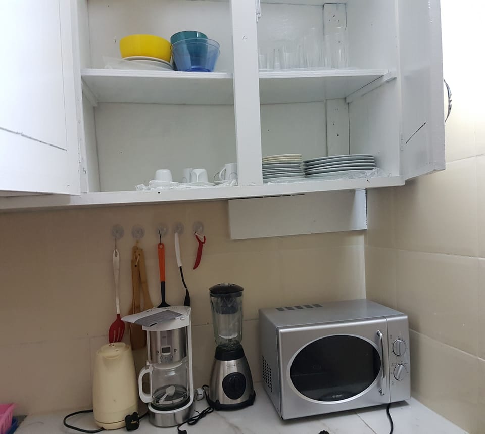 Classic Apartment, 2 Bedrooms | Private kitchen | Coffee/tea maker, full-size fridge, microwave, oven