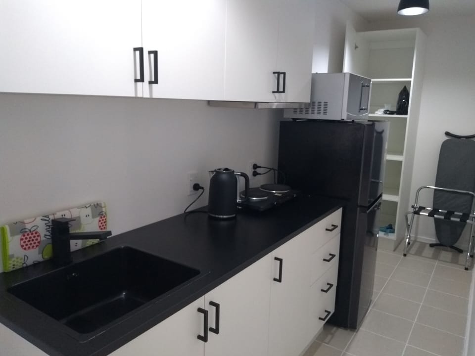 Deluxe Studio | Private kitchen | Shared fridge, shared microwave, dining table