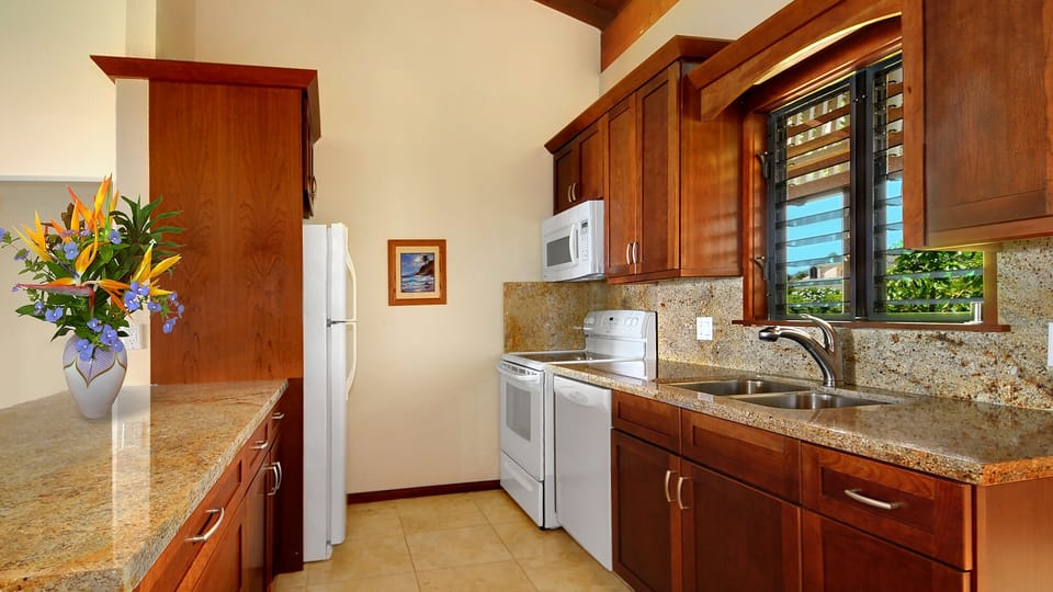 Nihi Kai Villas at Poipu #421 - Fully Equipped Kitchen - Parrish Kauai