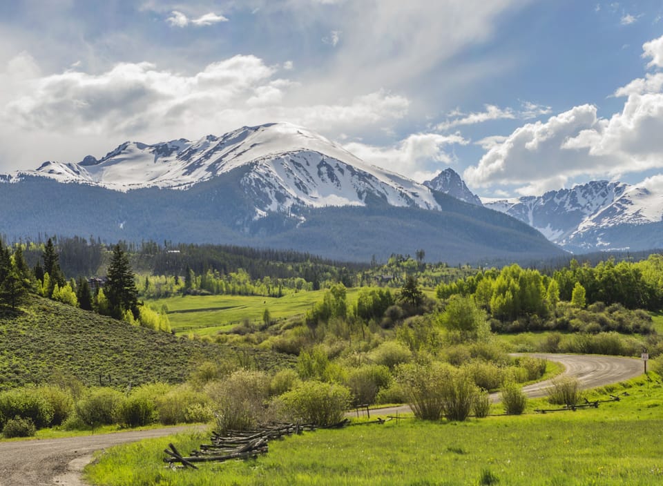 Entrance road to Ruby Ranch