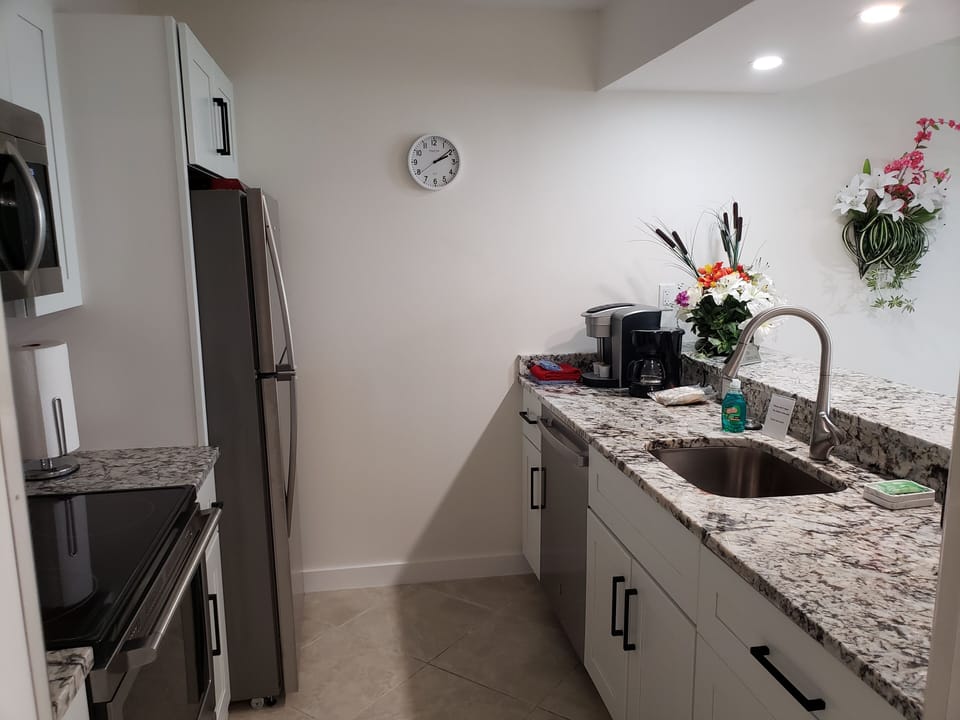 Kitchen with Granite Countertops