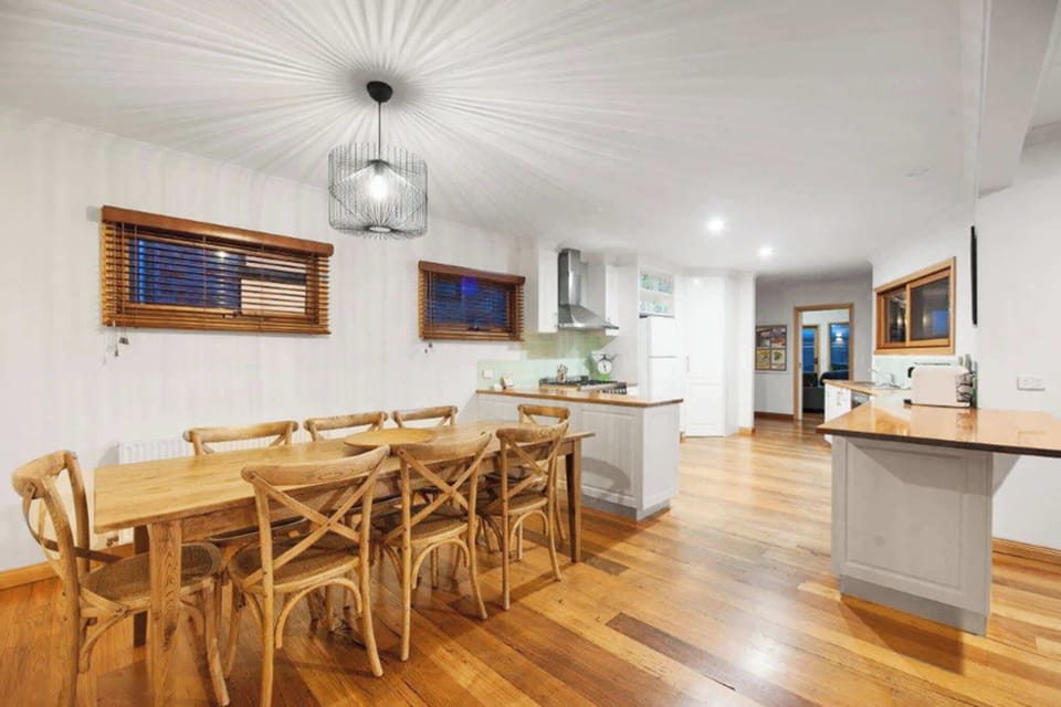 Dining and kitchen