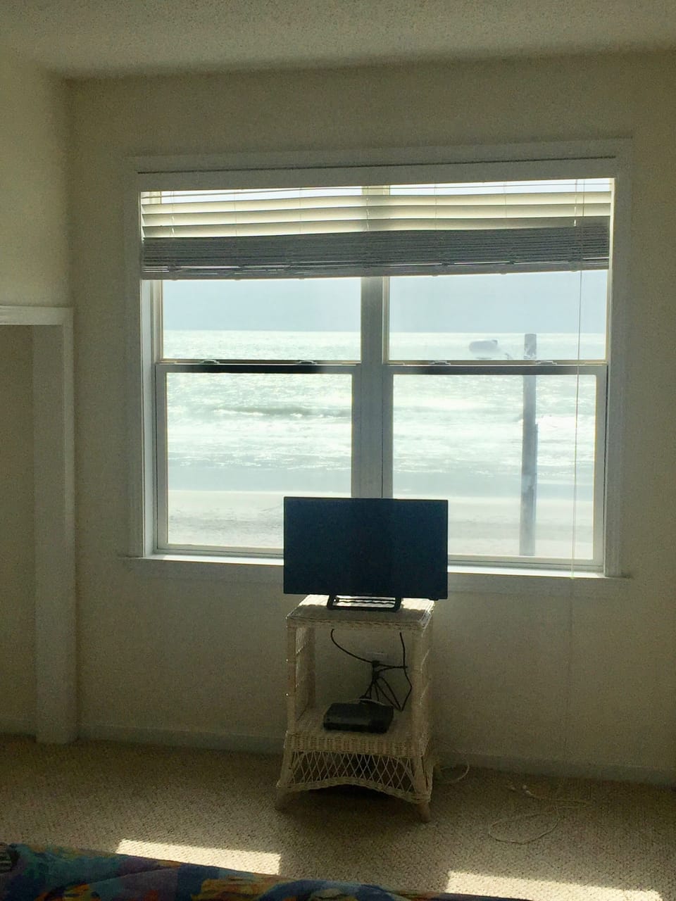 BDRM 2 upstairs with king bed, 2 closets and great ocean view.
