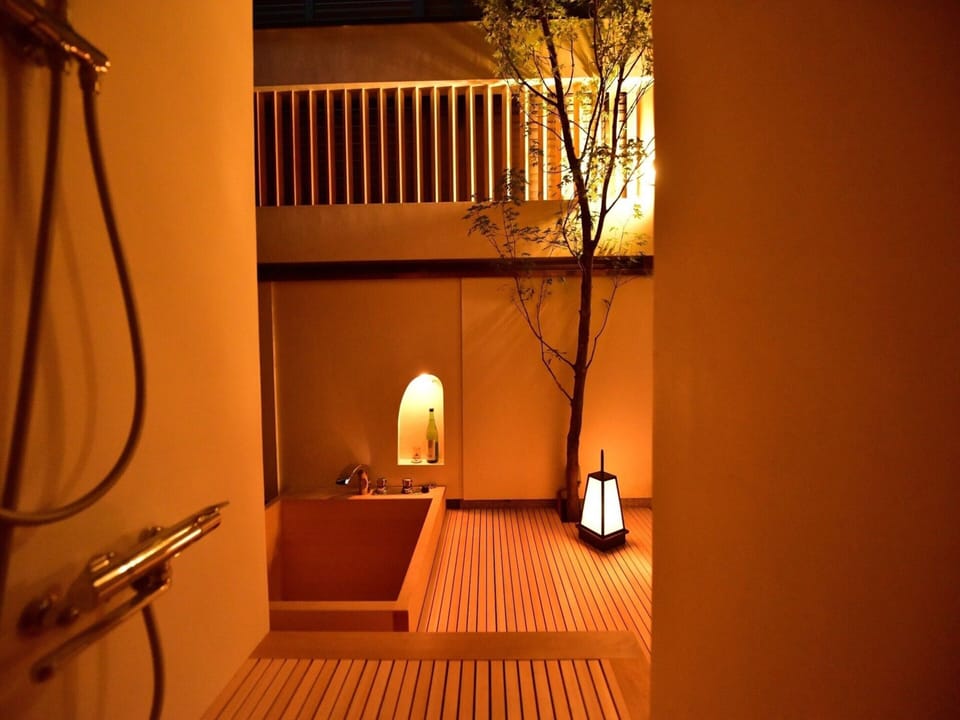Free toiletries, hair dryer, electronic bidet, towels