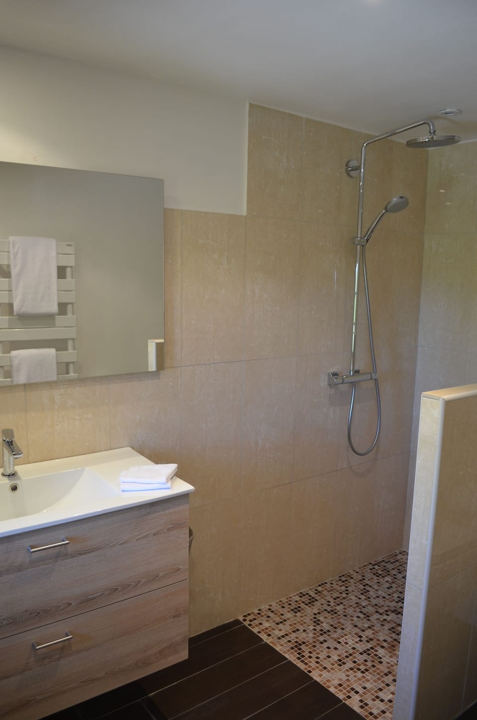 Double Room (Pagnol) | Bathroom | Shower, free toiletries, hair dryer, towels