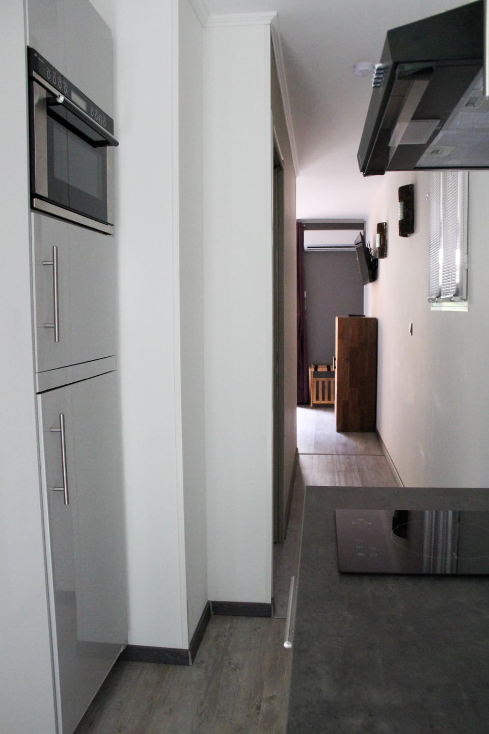 Premium Apartment | Private kitchen | Microwave, oven, stovetop, highchair