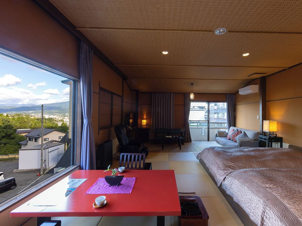 Japanese Style Room with Low Bed and Private Bathroom | In-room safe, WiFi (free)