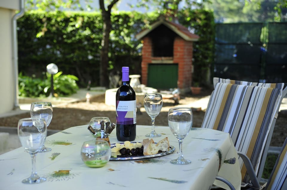 Outdoor garden table
