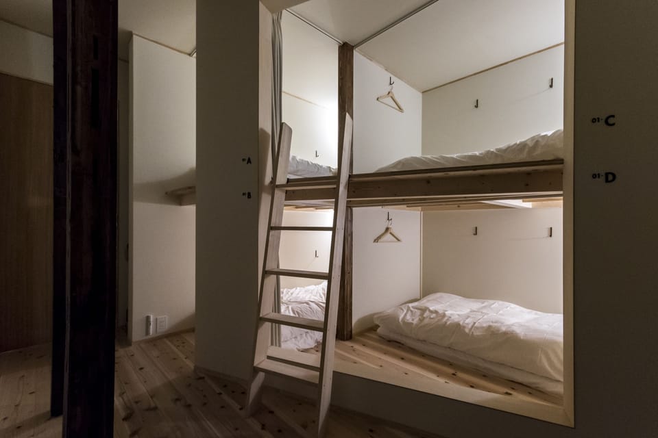 4-bed Female Dormitory Room | Iron/ironing board, free WiFi, bed sheets