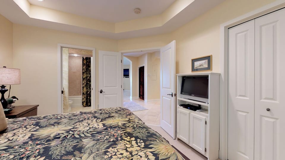 Guest Bedroom with Flat Screen TV
