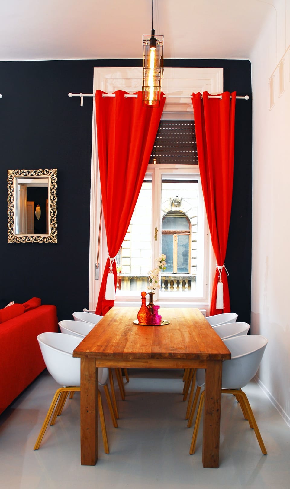 dining table and the view