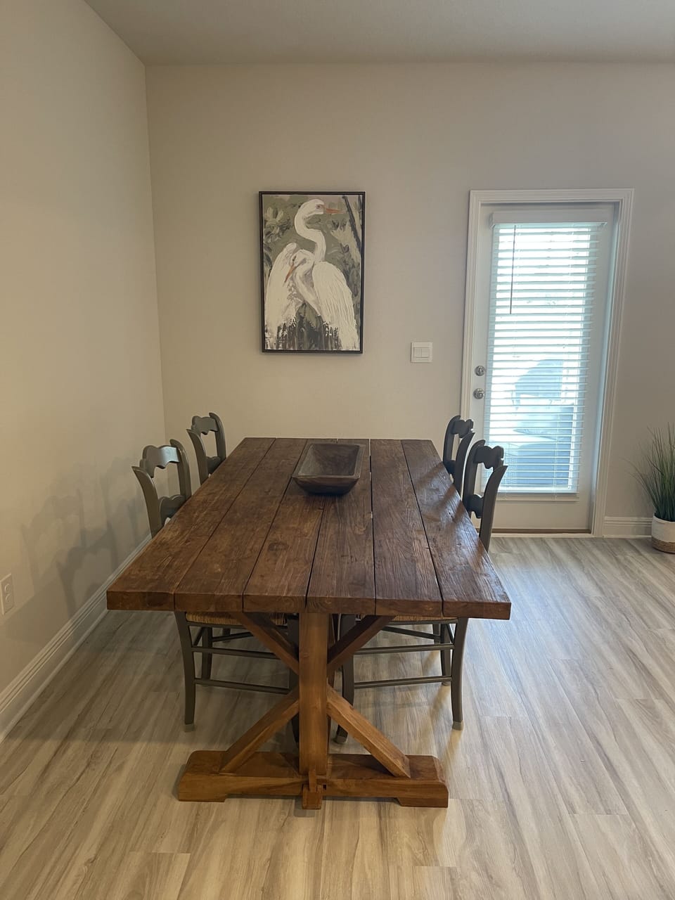 Large farmhouse kitchen table 