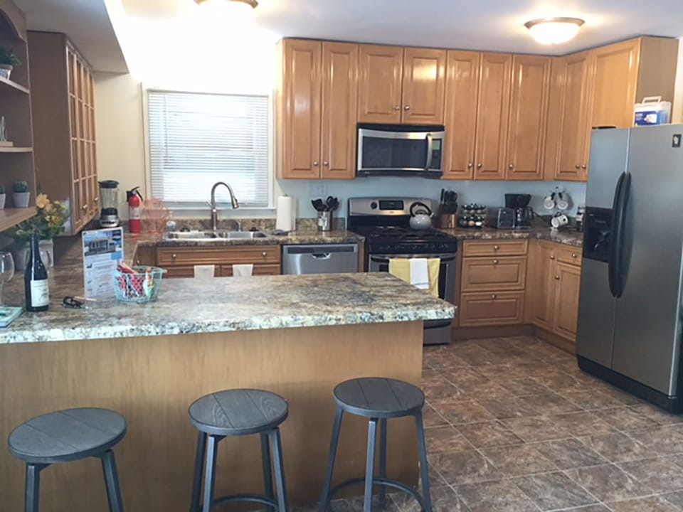 Modern Kitchen is Well Equipped for your perfect meal. 