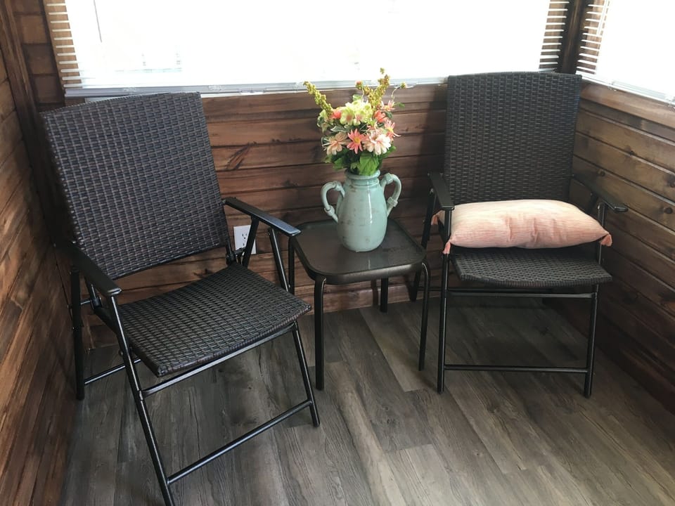 Relax and sip your cup of morning Joe on the Front Porch